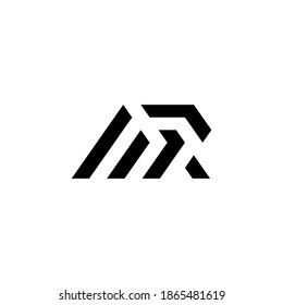 letter NR logo design template for company, sports, movement design template.