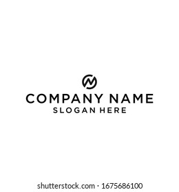 diseño vectorial de icono de logotipo sn