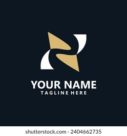 Letter NS initial Logo, modern minimalist Logotype Vector, Identity business Design element