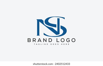 letter NS logo design vector template design for brand.