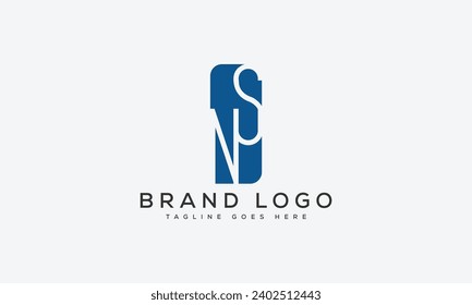 letter NS logo design vector template design for brand.