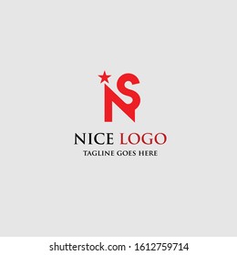 Letter NS Letter mark logo Inspiration