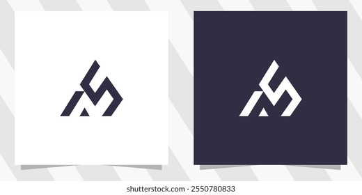letra ns sn design do logotipo