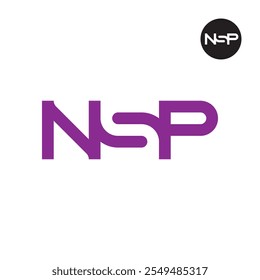 Espaço Negativo do Logotipo NSP da Carta