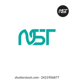 Letter NST Monogram Logo Design