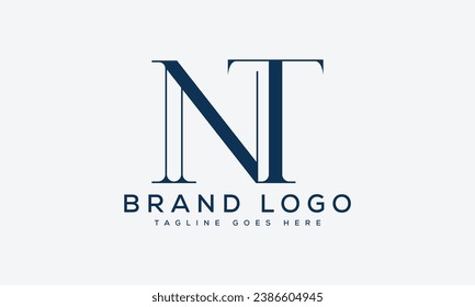 letter NT logo design vector template design for brand.