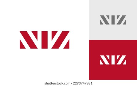 Initiallogo-Vektorgrafik von Letter NTZ