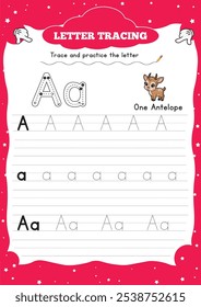 Letter, number, and word tracing help young children build writing skills by practicing shapes, numbers, and basic words. These activities improve hand-eye coordination and fine motor skills