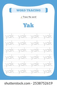 Letter, number, and word tracing help young children build writing skills by practicing shapes, numbers, and basic words. These activities improve hand-eye coordination and fine motor skills