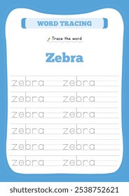 Letter, number, and word tracing help young children build writing skills by practicing shapes, numbers, and basic words. These activities improve hand-eye coordination and fine motor skills