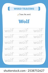 Letter, number, and word tracing help young children build writing skills by practicing shapes, numbers, and basic words. These activities improve hand-eye coordination and fine motor skills