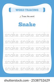 Letter, number, and word tracing help young children build writing skills by practicing shapes, numbers, and basic words. These activities improve hand-eye coordination and fine motor skills