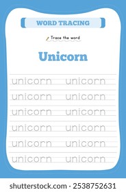 Letter, number, and word tracing help young children build writing skills by practicing shapes, numbers, and basic words. These activities improve hand-eye coordination and fine motor skills