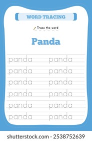 Letter, number, and word tracing help young children build writing skills by practicing shapes, numbers, and basic words. These activities improve hand-eye coordination and fine motor skills