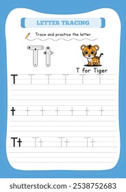 Letter, number, and word tracing help young children build writing skills by practicing shapes, numbers, and basic words. These activities improve hand-eye coordination and fine motor skills