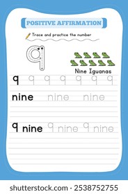 Letter, number, and word tracing help young children build writing skills by practicing shapes, numbers, and basic words. These activities improve hand-eye coordination and fine motor skills