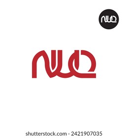 Logo-Design des Briefes NUQ Monogram