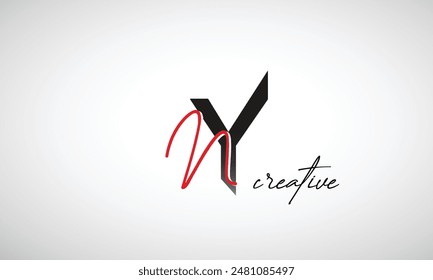 Letter NY Creative Clean Logo Design