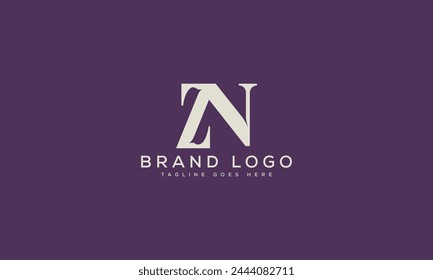 Diseño de Plantilla de Vector de diseño de logotipo de letra NZ para marca
