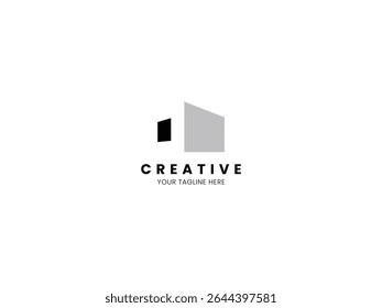 Letter O 3D building logo for your brand