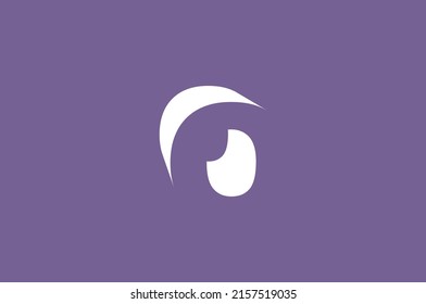 Letter O abstract logo design