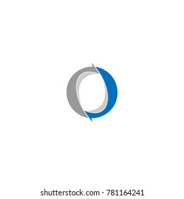 Letter O Arrow Logo Design Template