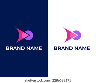 Letter O Arrow logo Template design for Marketing Company Logo design Template
