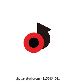 letter o with arrow vector logo