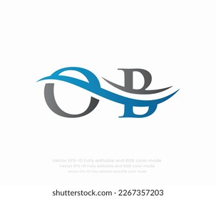 Letter O B Linked Logo