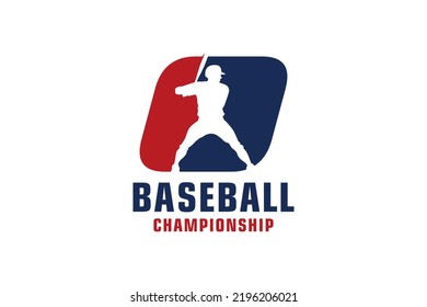 Letter O with Baseball Logo Design. Vector Design Template Elements for Sport Team or Corporate.