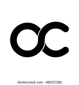 letter o c logo