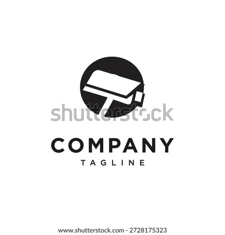 Letter O Camera CCTV Logo Icon Vector