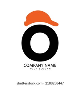 Letter o cap logo design template image