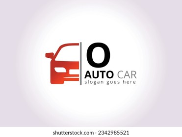 Letter O Car Logo Design Template Inspiration, Vector Illustration, Vehicle Logo, Automotive Logo