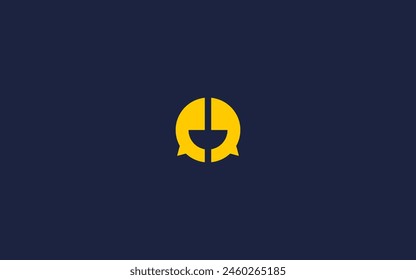 letter o with chat logo icon design vector design template inspiration