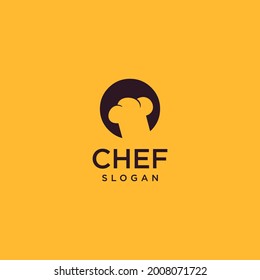 Letter O Chef Logo , Initial Restaurant Cook Vector Design