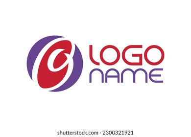 Letter O with circle concept. Very suitable for symbol, logo, company name, brand name, personal name, icon and many more.
