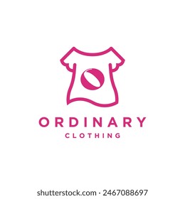 Letter O clothing logo icon vector