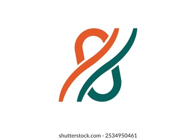 Letter O Colorful monogram logo template