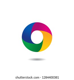 
Letter O Colorfull Logotype