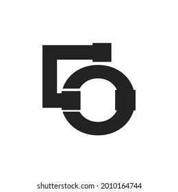 Letter O Construction Service and Architecture Logo Template Illustration Design