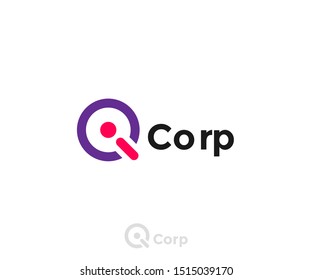 Letter O Corp Logo Design Vector Illustration Template