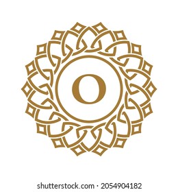 Letter O Crest Logo Design Template