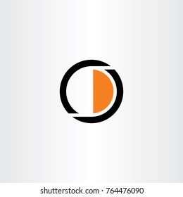 letter o and d od logo icon vector design