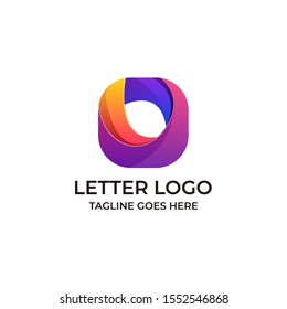 Letter O Design concept Illustration Vector Template, Suitable for Creative Industry, Multimedia, entertainment, Educations, Shop, and any related business