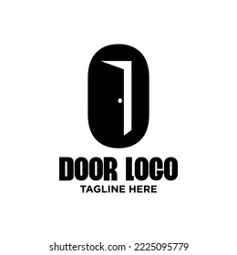 Letter O Door Logo Design Template Inspiration, Vector Illustration.