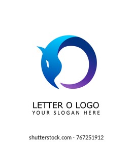 letter o dragon logo