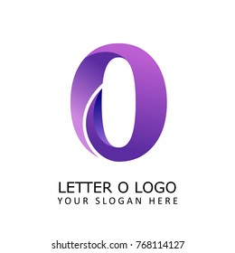 letter o elegant logo
