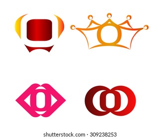 Letter O emblem symbol. Creative corporate concept. 