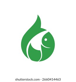 Letter O Fish Logo by Mebrand Studio